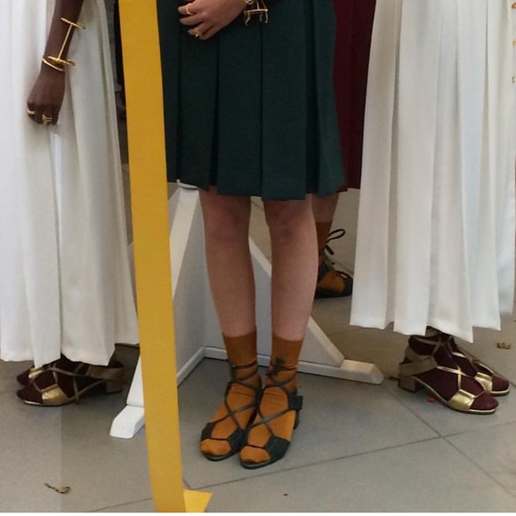 Carlota denim Studio Colombia shoes sandals gold 8 - Picture 8 of 8